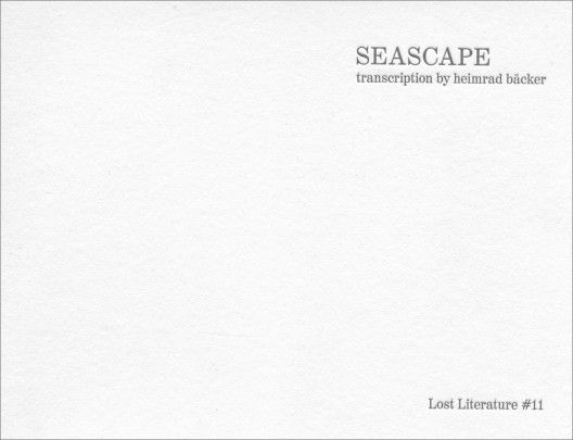 Seascape Cover